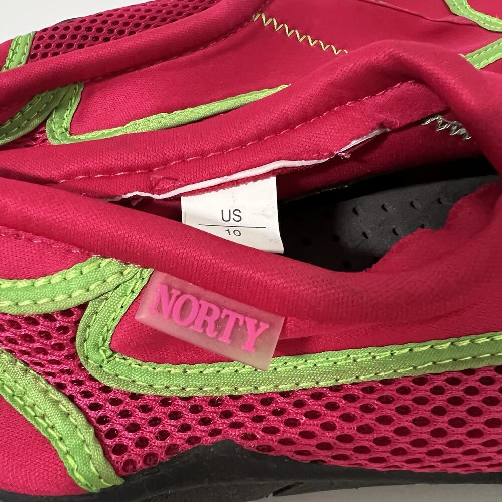 Norty Women's Water Shoes Five Fingers Pool Beach Slip On Size 10 Pink - Picture 6 of 10